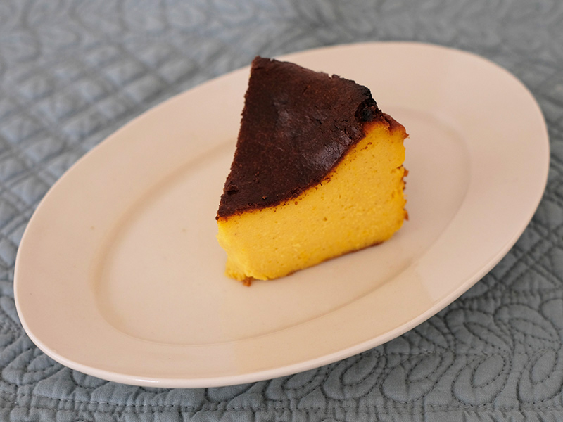 画像1: かぼちゃのバスクチーズケーキ｜はなのお菓子