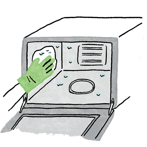 画像: 2 電子レンジの掃除