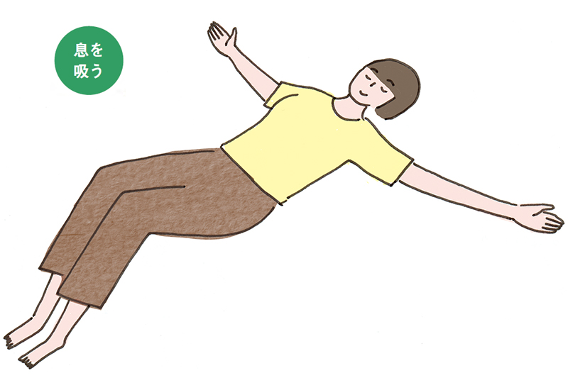 画像: 手のひらは上向き