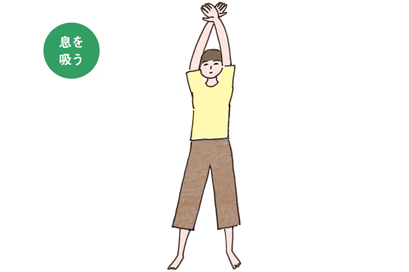 画像: 肩甲骨が内側に寄るのを意識