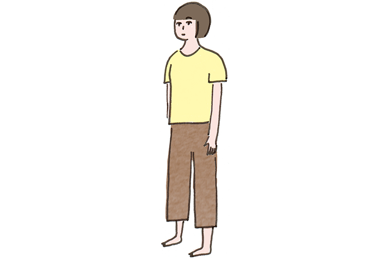 画像: 「かかと&つま先上げ下げ」のやり方