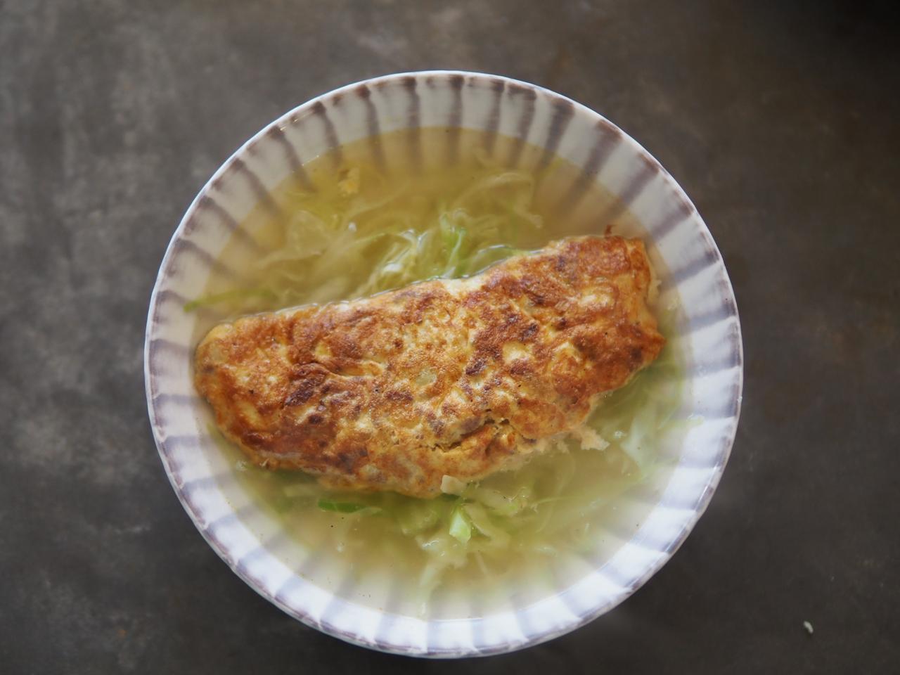 画像: オムレツスープ。卵料理もスープの主役に。パンにもごはんにも合う、懐の深い味わいです