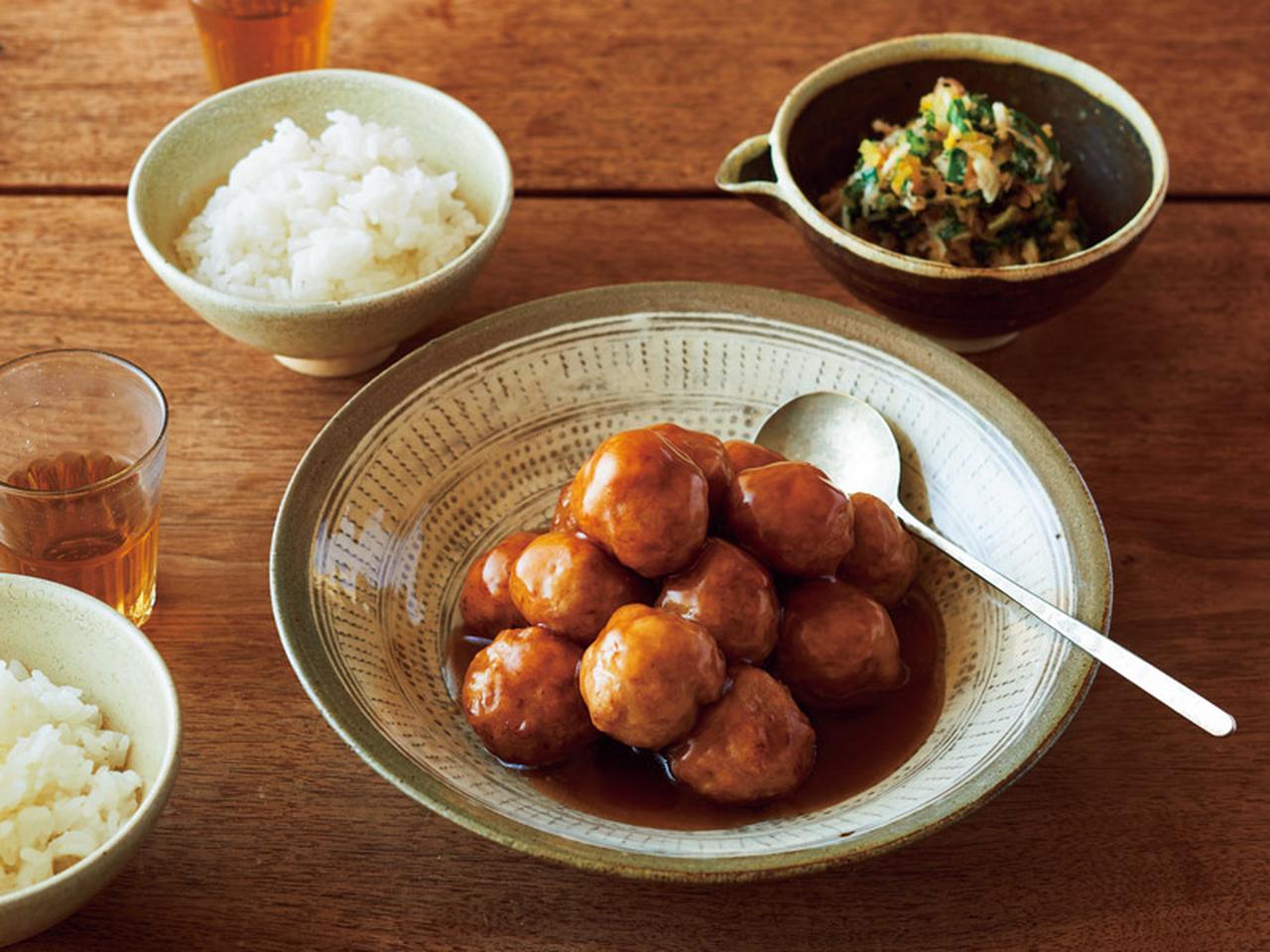 画像: 「甘酢肉団子」と「薬味のたらこあえ」のつくり方|飛田和緒さん