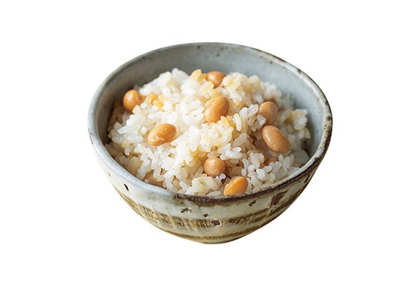 画像: ゆで大豆のしょうゆ豆を使って 「しょうゆ豆の混ぜごはん」のつくり方