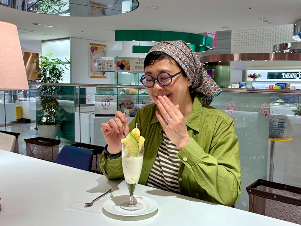 画像: カットを工夫してさまざまな食感を楽しめるマスクメロン。思わず笑みがこぼれるおいしさ