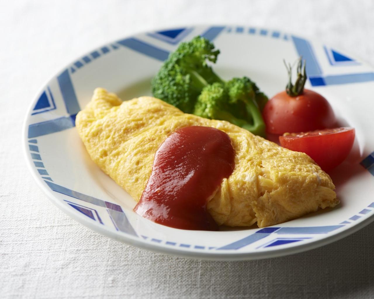 画像: ケチャップはお好みで添えて