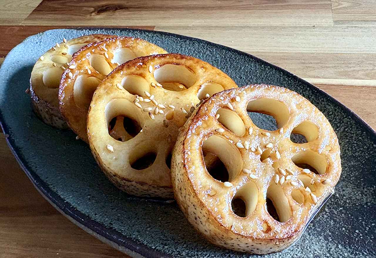 画像2: 厚切りにしたれんこんで、ごちそうステーキ