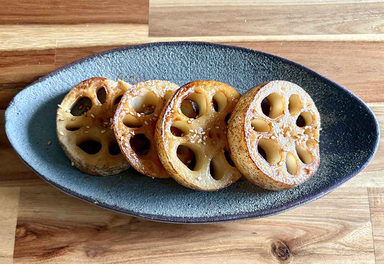 画像1: 厚切りにしたれんこんで、ごちそうステーキ