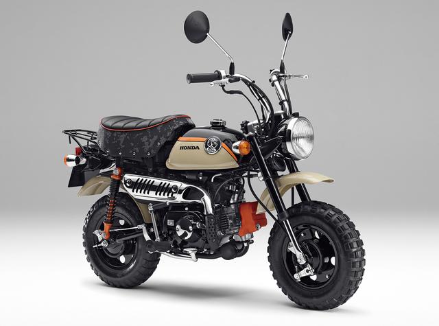 画像: 2016 JBH-AB27 ●エンジン型式:空冷4ストロークOHC単気筒●最高出力:3.4ps/8,500rpm●最大トルク:0.35㎏-m/5,000rpm●車両重量:68㎏●燃料タンク:4.3L●サスペンション(前・後):テレスコピック・スイングアーム●タイヤサイズ(前後ともに):3.50-8●価格:33万6,960円