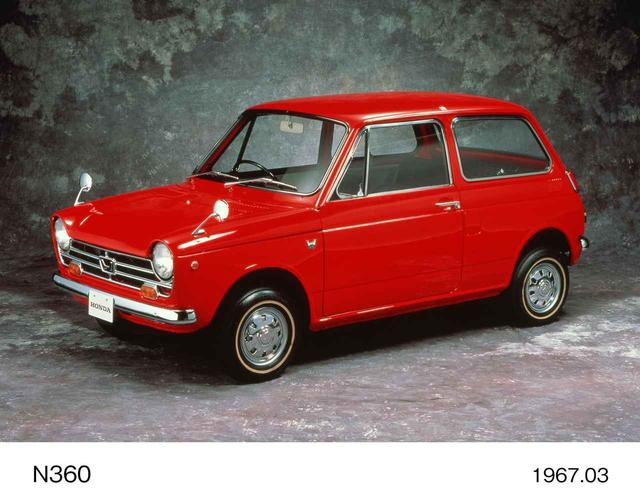 登場したのは半世紀前！ホンダ初の軽乗用車N360。【ホンダ偏愛