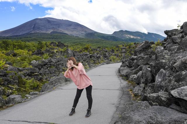 画像2: 今回の旅の目的地、鬼押出し園に到着!