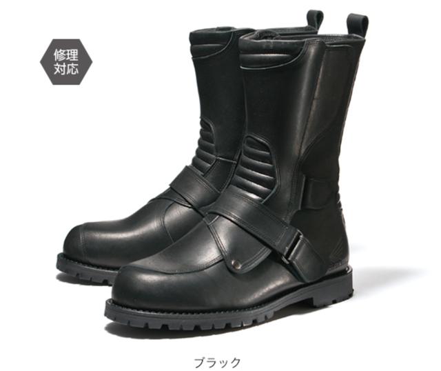 画像: Hondaライディングギア/ミドルブーツ/ブラック ¥31,800+税(Size23.5㎝〜28.0㎝) www.honda.co.jp