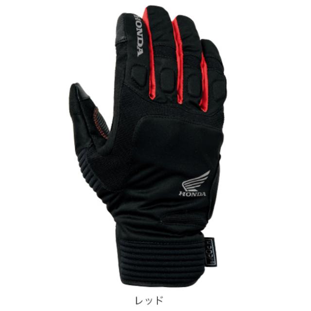 画像: Hondaライディングギア/プロテクトウィンターグローブ ショート/レッド ¥5,800+税(Size:S,M,L,LL,3L,4L) www.honda.co.jp