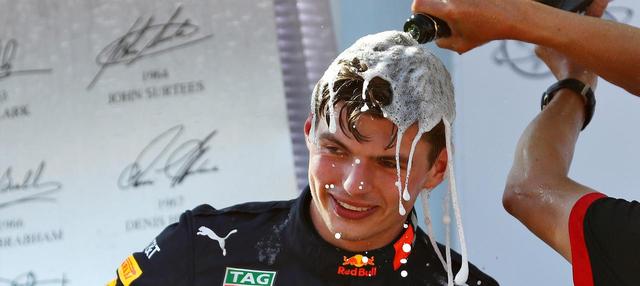 画像: F1ドライバー マックス・フェルスタッペン 2019.06.30 第9戦オーストリアGP 決勝後にて www.honda.co.jp