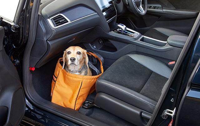 画像: 中型犬・ソフトタイプのキャリーに入れた状態 www.honda.co.jp