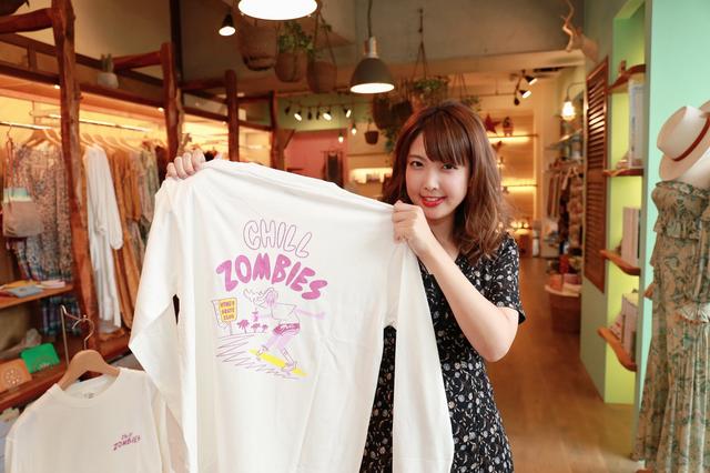 画像: CHILL ZOMBIES HONEY SKATE CLUB ロングスリーブカットソー 7,150円(税込)
