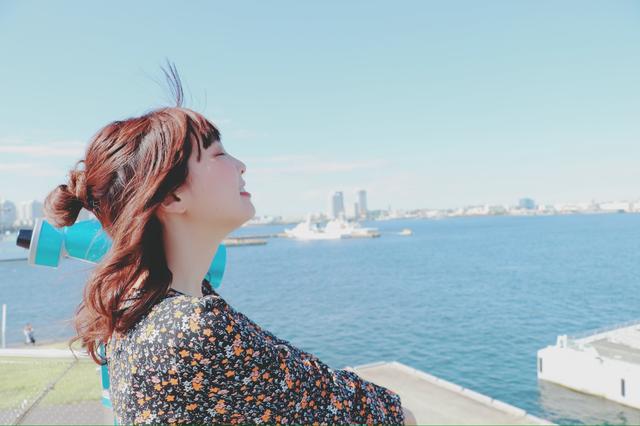 画像2: 大桟橋で海とみなとみらいを見渡します