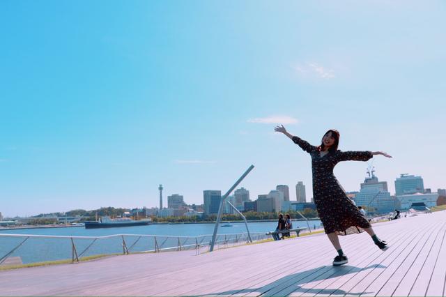 画像4: 大桟橋で海とみなとみらいを見渡します