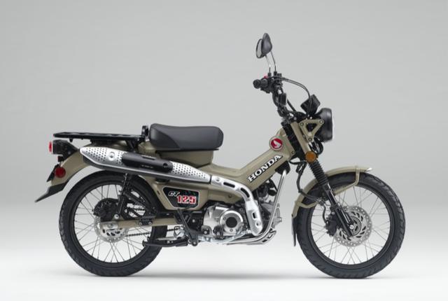 画像: CT125・ハンターカブ(マットフレスコブラウン) www.honda.co.jp