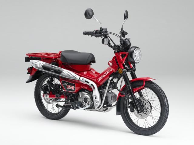 画像: CT125・ハンターカブ(グローイングレッド) www.honda.co.jp