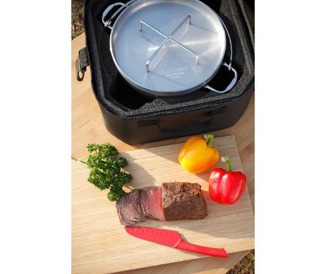 画像1: ステンレスダッチオーブン10インチ+eMEAL(エミール)