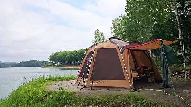 画像2: 北海道トップクラスのロケーション! 朱鞠内湖畔キャンプ場で車中泊