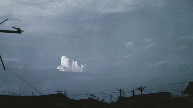 画像: 積雲が発生