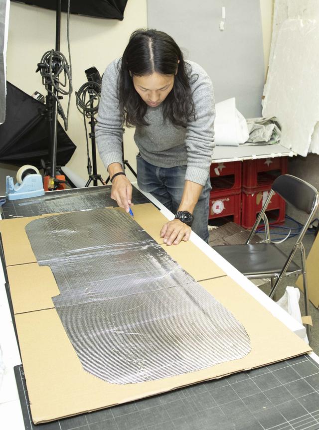 画像3: シェードはDIY。ほかのグッズは工夫して使う