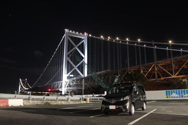 画像: クルマで初めて九州→本州を繋いだ今回。関門海峡にかかる関門橋は福岡県・めかりPAから撮影。