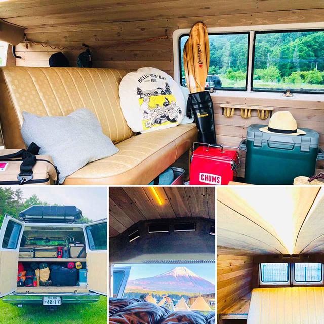 画像: こちらがシエルブルー・ワカさん&アネゴ夫婦の車! ウッドファニチャーの製作からコーディネート、プロデュース、車のカスタムなどを手がけているユニットだ。