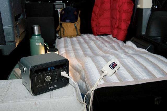 画像: 神ユニット② ポータブル電源×電気掛け敷き毛布