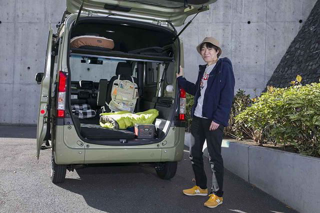 画像9: 小田原ドラゴン先生の愛車・N-VANの車中泊装備は!?