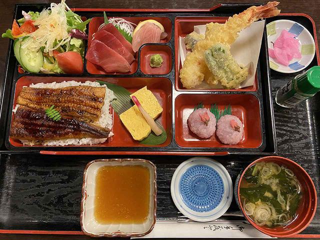 画像: 小山思川温泉の「はなやぎ御膳」。