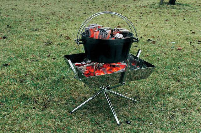 greenstage 焚火ヘキサグリル　焚き火　BBQ キャプテンスタッグ ド定番！キャプテンスタッグの焚き火台「ヘキサステンレス