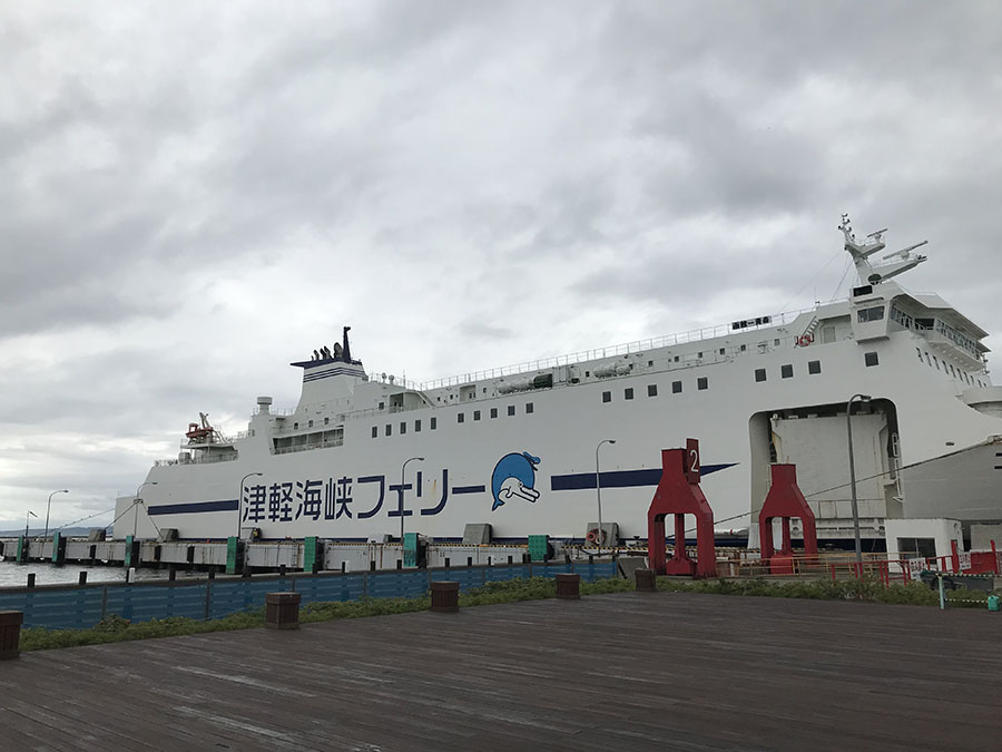 画像3: 【8日目】青森県の恐山の山道で、野生のテンとウサギに遭遇