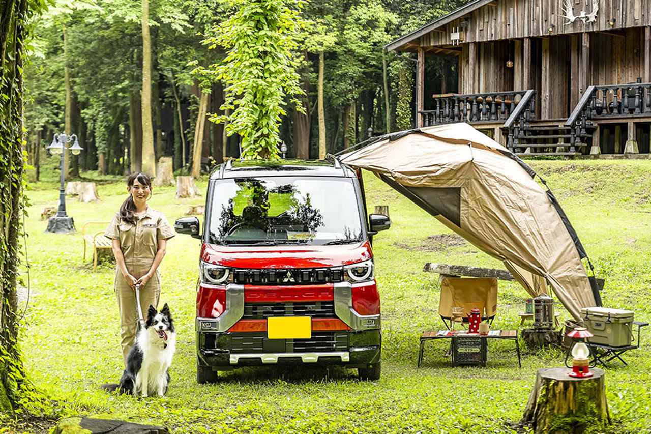 三菱・デリカミニ、車中泊の実力は? 寝方・遊び方をアウトドアコーディネーター森風美さんがチェック! - SOTOBIRA
