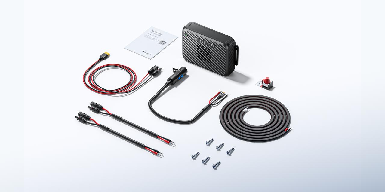 画像: ◎保護機能：IP20、逆極性保護、過電流保護、短絡保護、過電圧保護、低電圧保護 ◎車載バッテリー入力／出力（ALT）：12.8V⎓62.5A／25.6V⎓31.3A（最大800W） ◎双方向電源ポート（BAT）：19.2V⎓52A／25.6V⎓39A ／51.2V⎓19.5A（最大1000W） ◎ソーラー入力：13V〜50V、20A（最大600W） ◎ポータブル電源への出力（充電）：12V〜56V⎓24A（最大1200W） ◎48V DCパネル（Hub D1）ポート：40V〜58.5V⎓12.5A（最大600W） ◎付属ケーブル：車載バッテリーケーブル、MC4入力ケーブル、MC4出力ケーブル、ソーラー充電ケーブル、双方向電源ケーブル