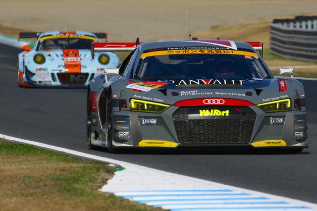 画像1: 【SUPER GT Rd.8 Motegi】Hitotsuyama Audi R8 LMSはポイント獲得にわずかに及ばず