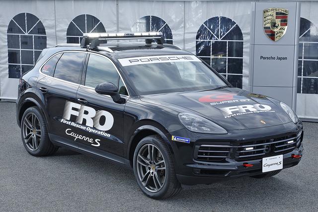 画像1: 「カイエンS」がSUPER GTのFRO車両に