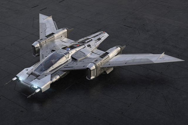 画像1: ポルシェとルーカスフィルムがコラボ
「トライウィング S-91x ペガサス スターファイター」誕生