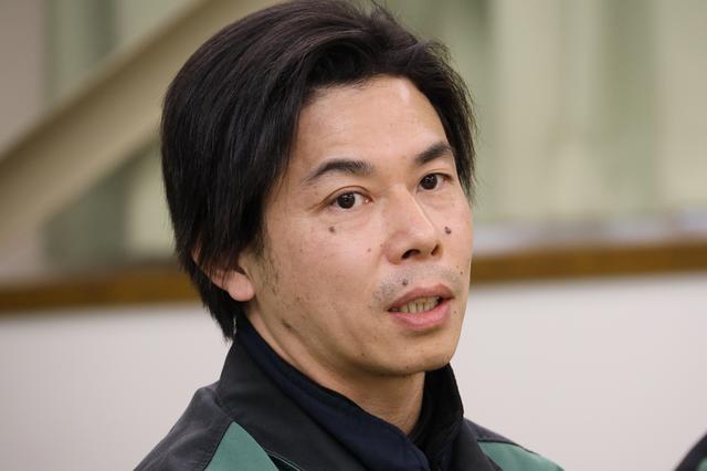 画像: 新城工場技術1課長の亀田慶寛さん