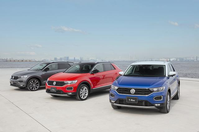 画像: 右から、TDI Style Design Package、TDI Sport、TDI R-Line