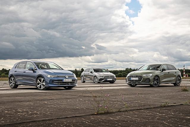 テクマグ16インチ5H112 ゴルフ7 8 アウディA3 ベンツA B CLA Auto Bild】ドイツ・コンパクトカー対決！ 「Golf」「A3」「A-Class