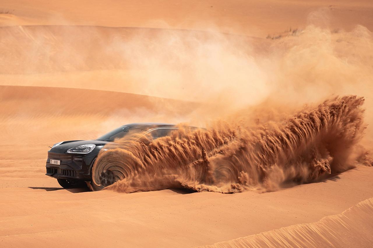 画像1: Porsche、次期「Cayenne Electric」を極限条件下でテスト