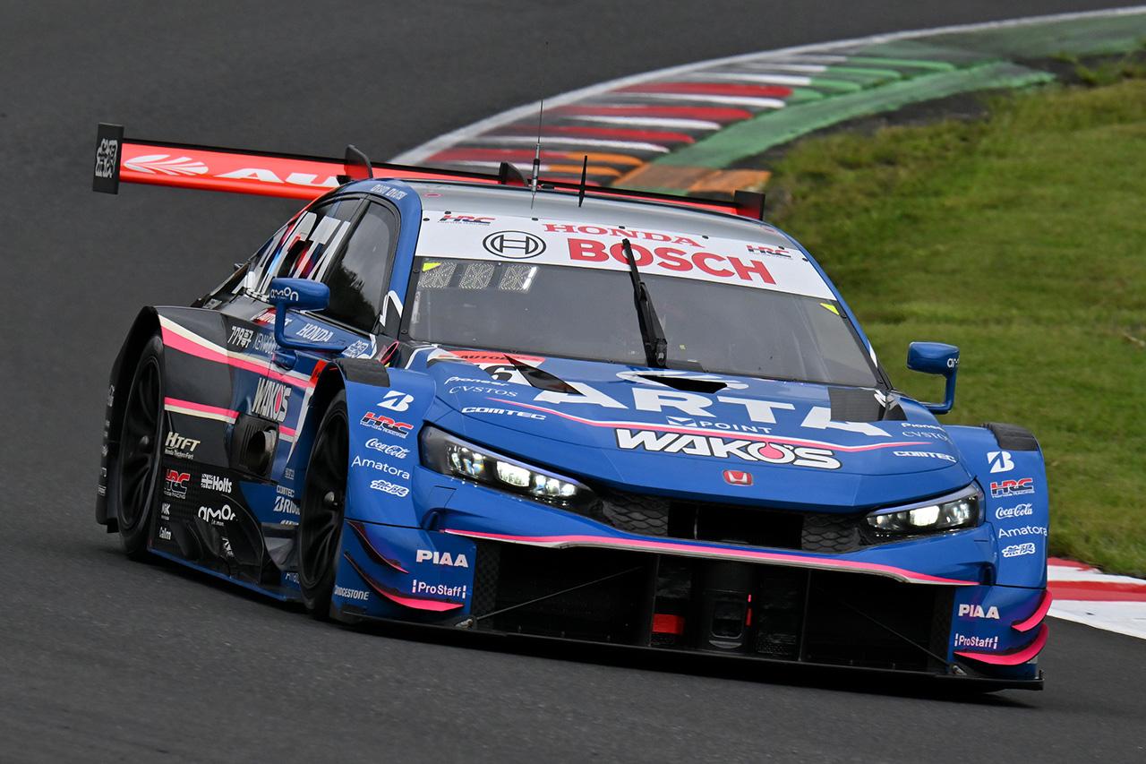 画像: GT500クラスのポールポジションを獲得した#16 ARTA MUGEN CIVIC TYPE R-GT #16