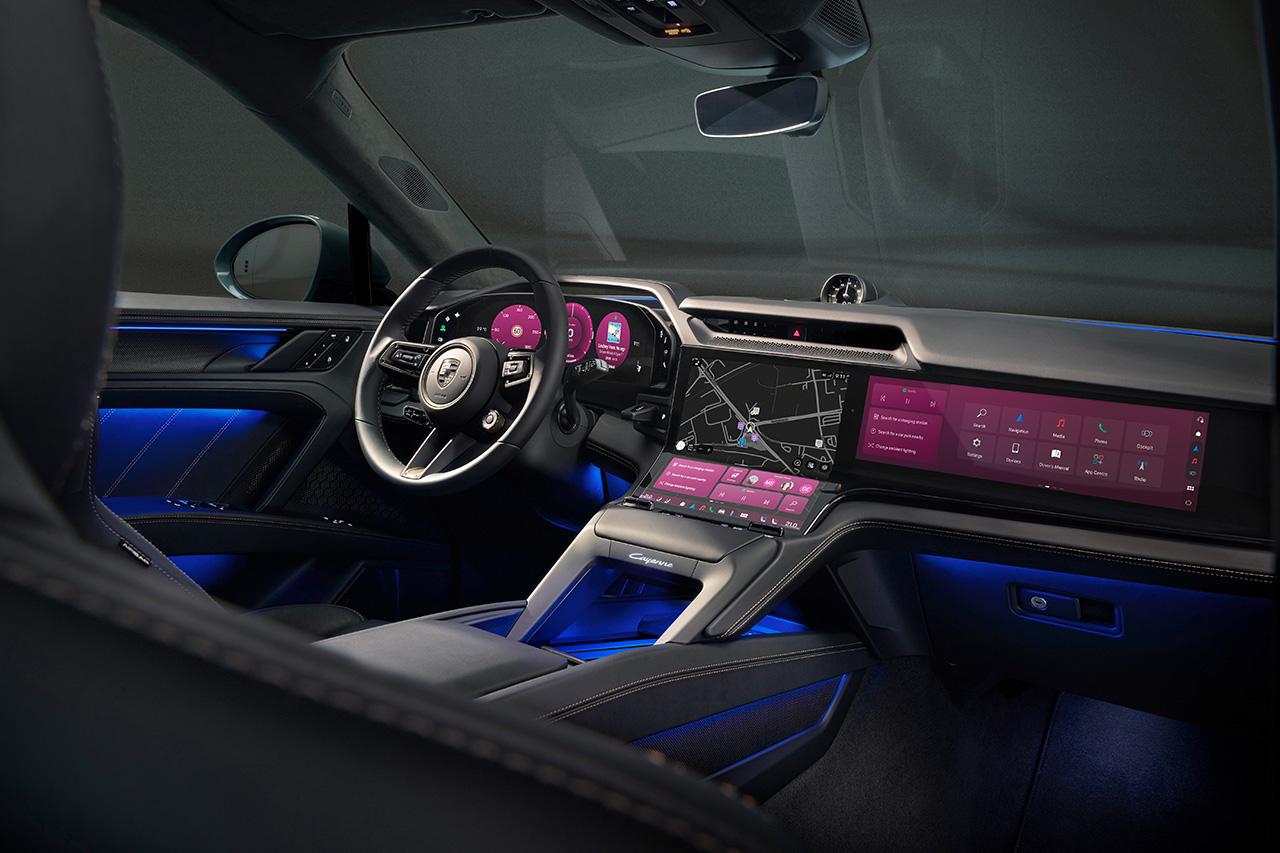 画像5: Porscheが新型「Cayenne Electric」の室内を公開