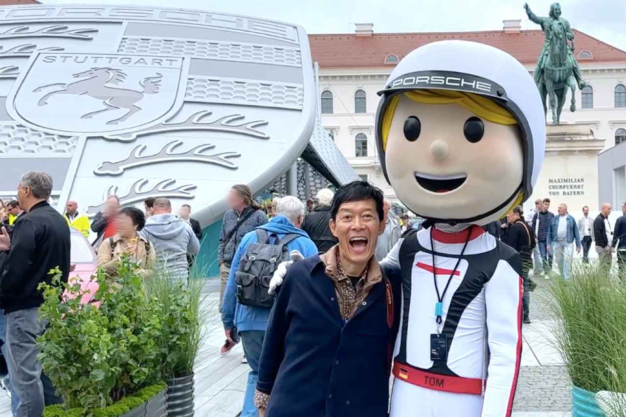 画像: こちらには“ポルシェくん”が待機していた。