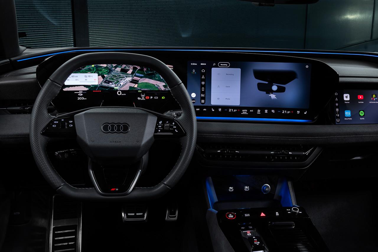 画像: ルームミラー一体型4Kドライブレコーダーを設定