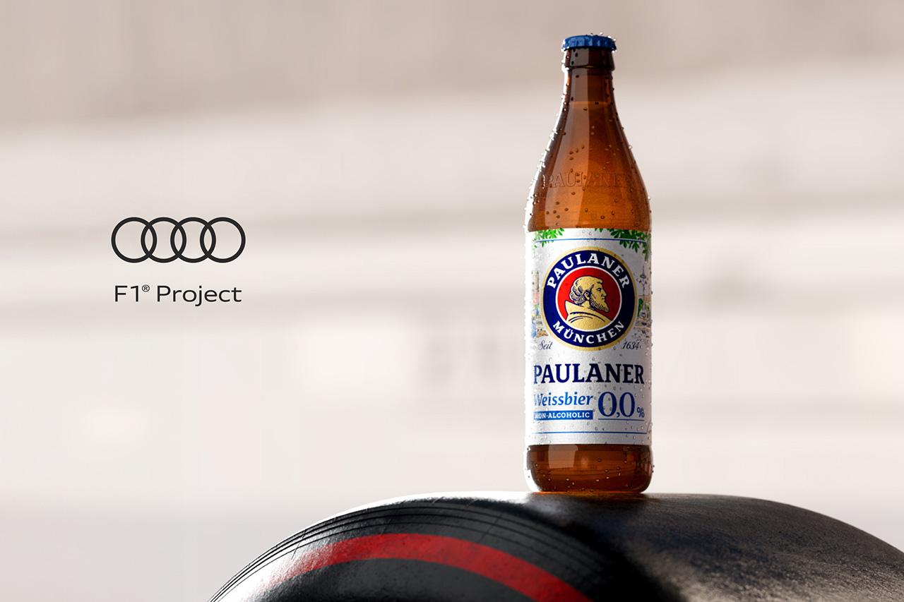 画像: PaulanerがAudi F1をノンアルコールビールで盛り上げる