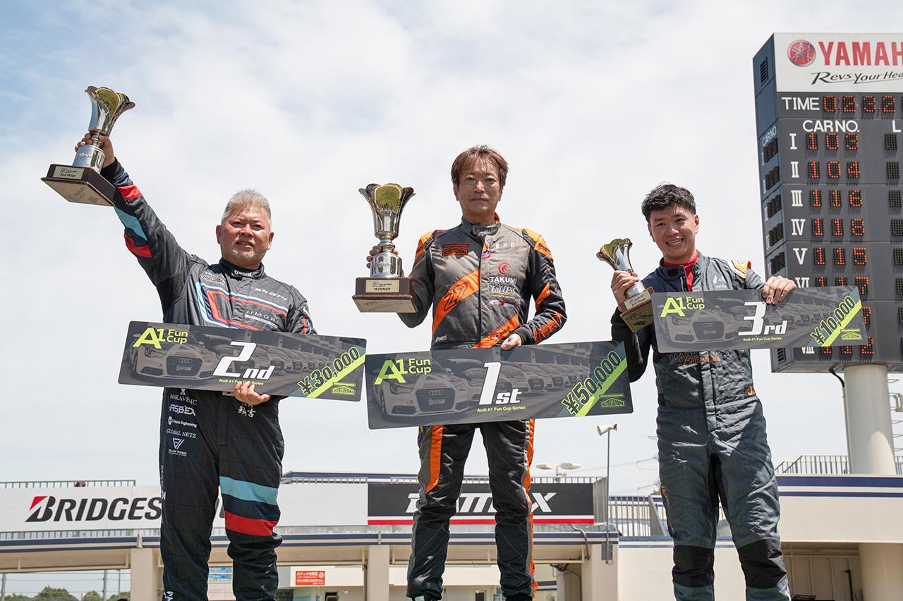 画像2: 【Audi A1 Fun Cup Rd.2 Tsukuba】齋藤克康がポールトゥウィンで初優勝